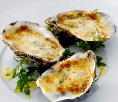 gegratineerde oesters