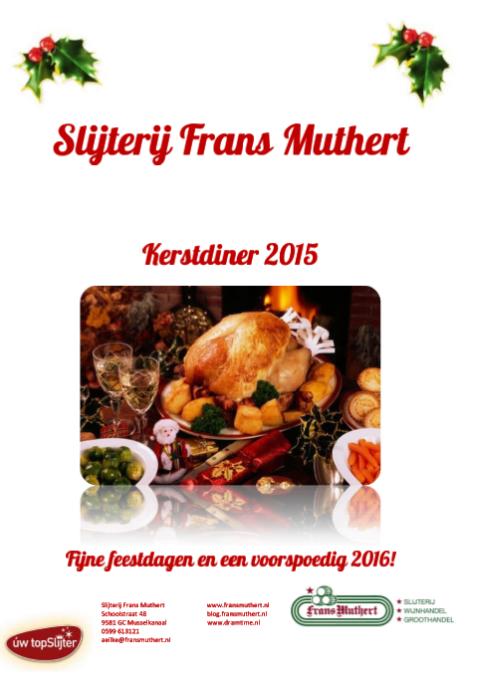 Kerstdiner 2015