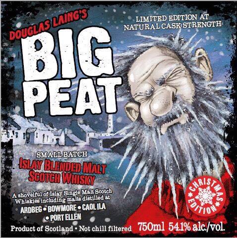 Big Peat Christmas Edition 2017 front label Cola