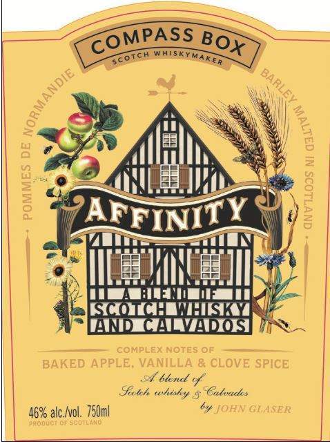 Compass Box Affinity front label