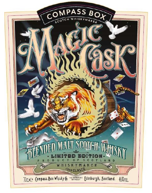 Compass Box Magic Cask front label